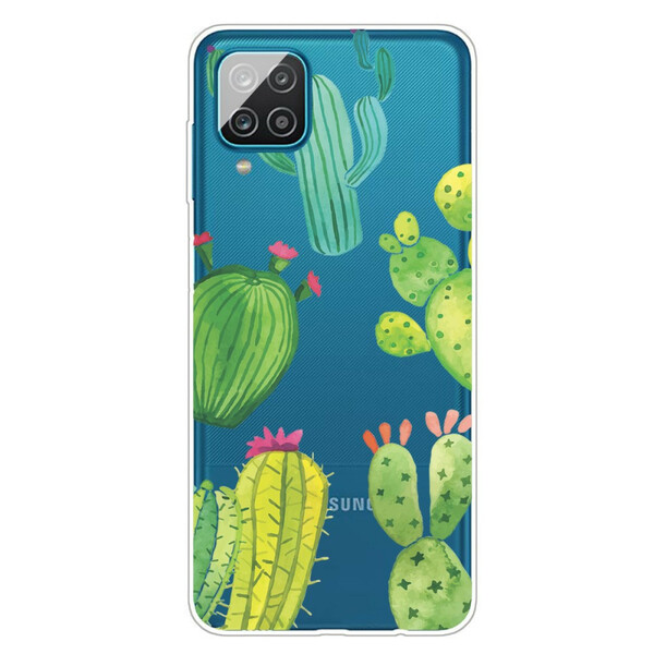 Capa Samsung Galaxy A12 Cactus Watercolour