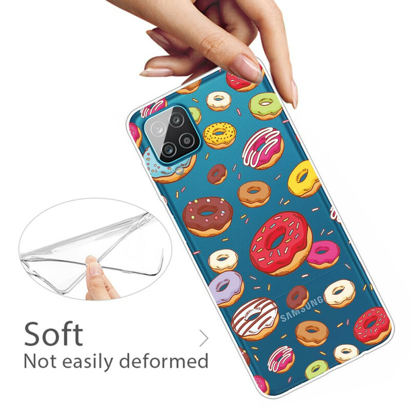 Capa de Donuts de Amor Samsung Galaxy A12