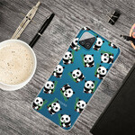 Samsung Galaxy A12 Capa Pandas Pequena