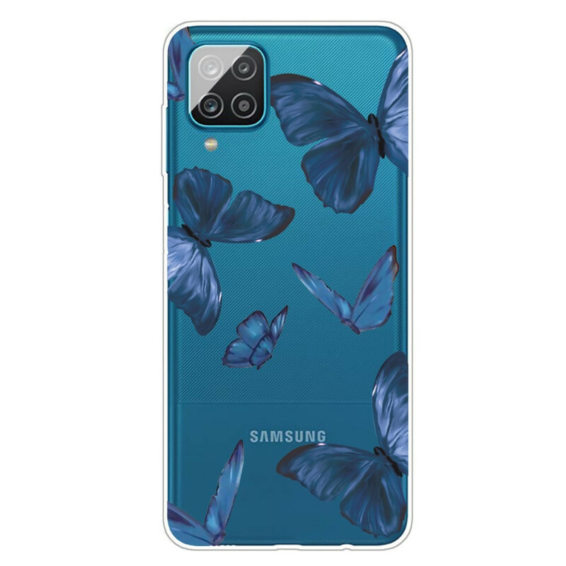 Capa Samsung Galaxy A12 Borboletas Selvagens