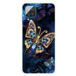 Samsung Galaxy A12 Butterfly Shell Luxo