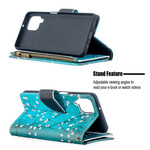 Capa de bolso Samsung Galaxy A12 Zipper Pocket Tree Capa de bolso Samsung Galaxy A12 Zipper Pocket Tree
