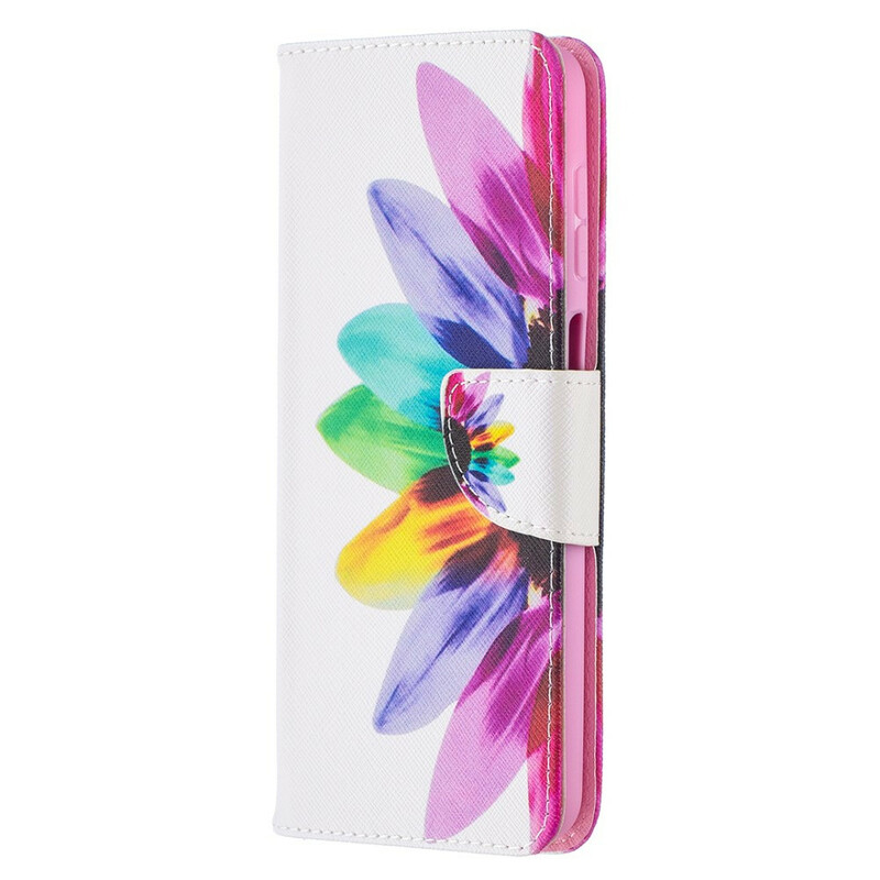 Capa de flor de aguarela Samsung Galaxy A12