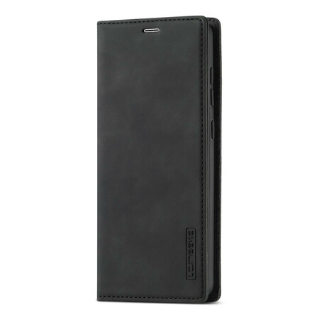 Capa Flip Cover Samsung Galaxy A51 LC.IMEEKE Efeito Couro