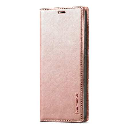 Capa Flip Cover Samsung Galaxy A51 LC.IMEEKE Efeito Couro