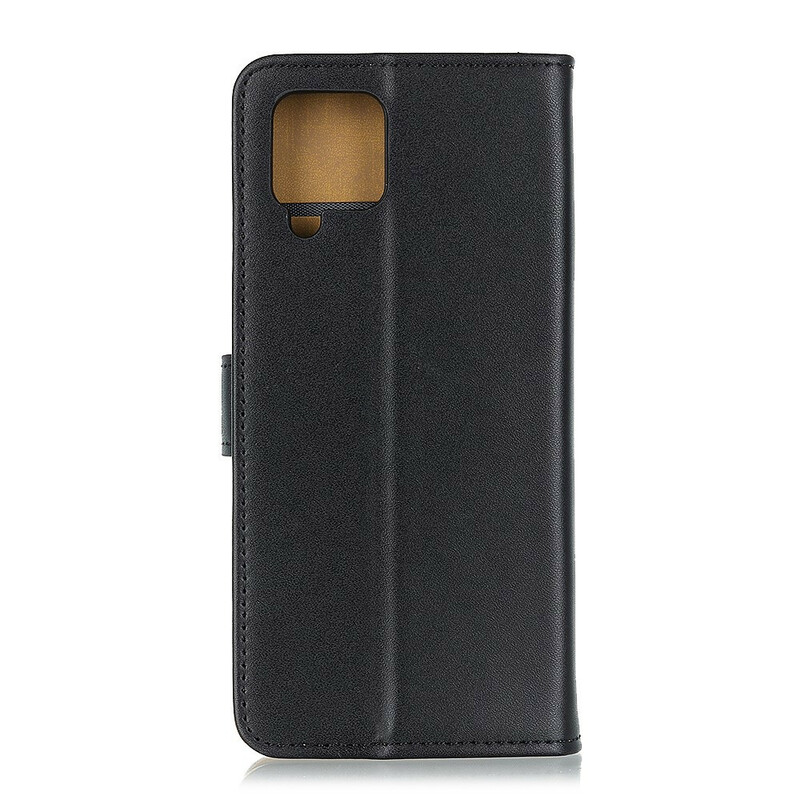 Samsung Galaxy A12 Mock Leather Case Simples
