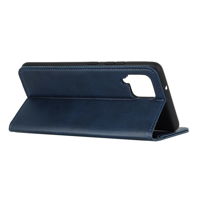 Capa Flip Cover Samsung Galaxy A12 Split Leather