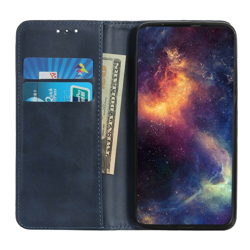 Capa Flip Cover Samsung Galaxy A12 Split Leather