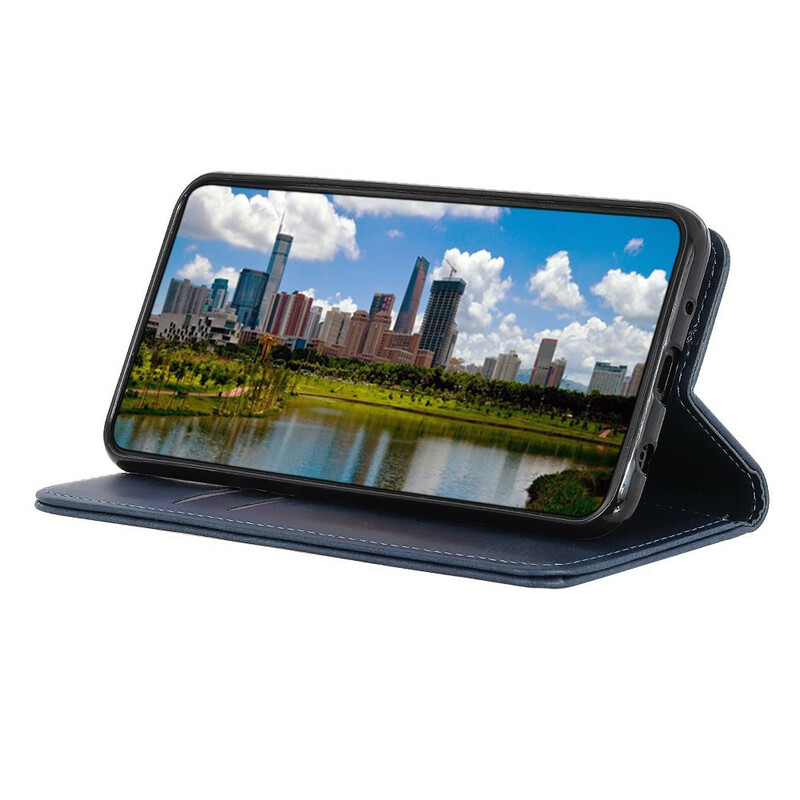 Capa Flip Cover Samsung Galaxy A12 Split Leather