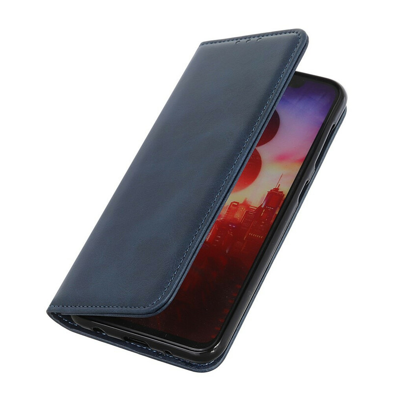 Capa Flip Cover Samsung Galaxy A12 Split Leather
