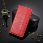 Capa Flip Cover Samsung Galaxy A12 Leather Effect Vintage Vintage Stylish
