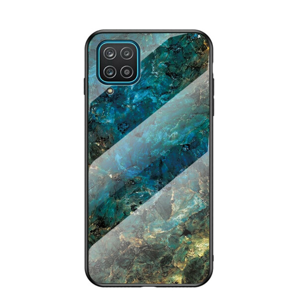 Samsung Galaxy A12 Premium Color Tempered Glass Case