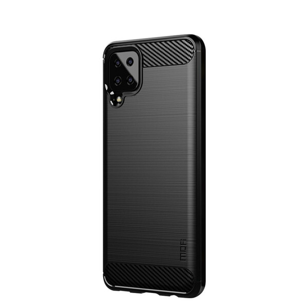 Samsung Galaxy A12 Capa de Fibra de Carbono Escovado MOFI