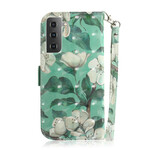 Samsung Galaxy S21 5G Capa de cinta floral