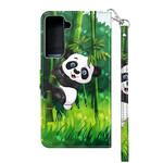 Samsung Galaxy S21 5G Capa Panda e Bamboo