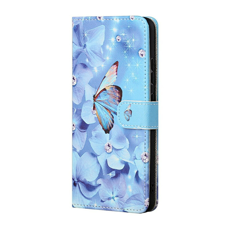 Samsung Galaxy S21 5G Capa de cinta borboleta
