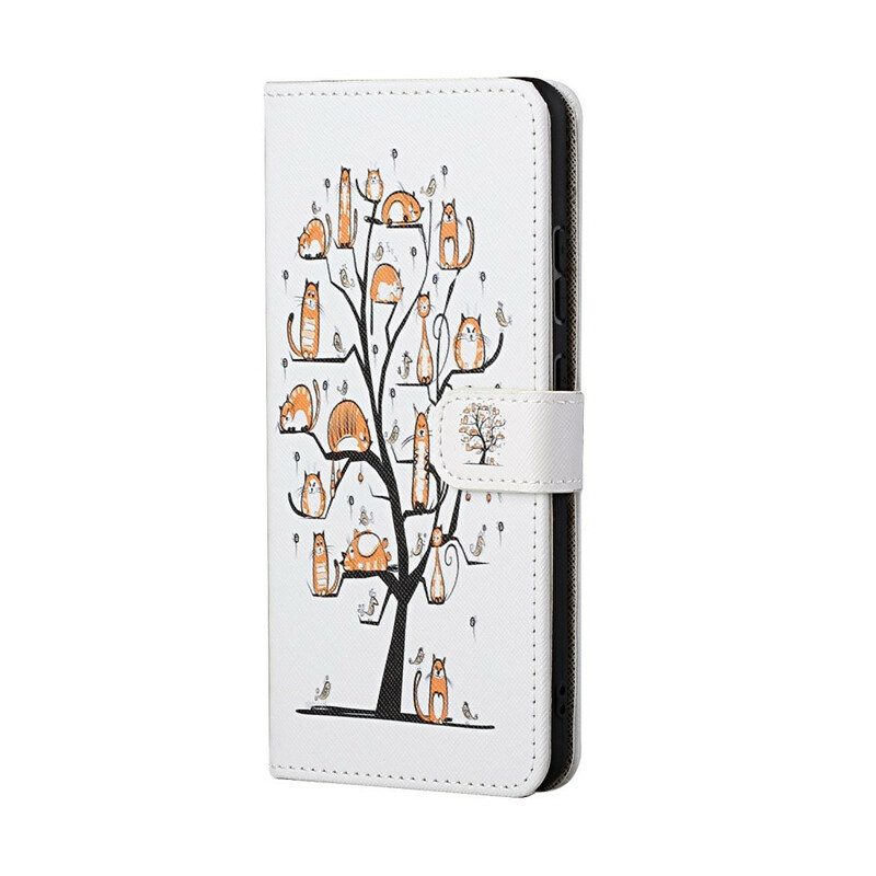 Samsung Galaxy S21 5G Funky Cats Strap Case