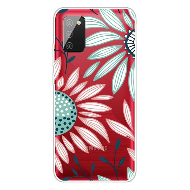 Samsung Galaxy A02s Capa Transparente com Flor