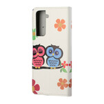 Samsung Galaxy S21 5G Case Coruja Casal Owl
