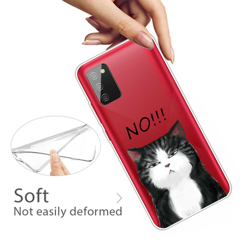 Capa Samsung Galaxy A02s The Cat That Says No