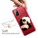 Samsung Galaxy A02s Clear Case Panda Give Me Five