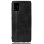 Samsung Galaxy M51 Case Leather Seam Efeito Couro