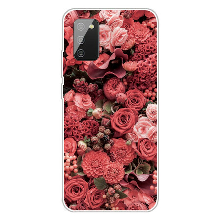 Samsung Galaxy A02s Case Intense Flowers