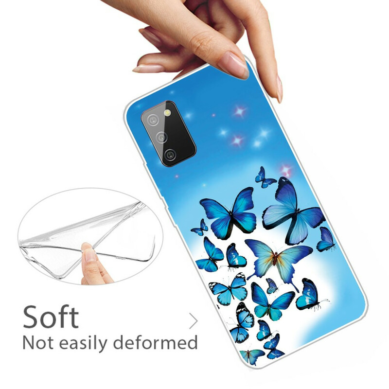 Capa Samsung Galaxy A02s Butterflies Butterflies
