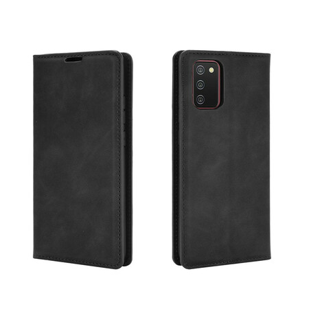 Capa Flip Cover Samsung Galaxy A02s Efeito Couro Mole