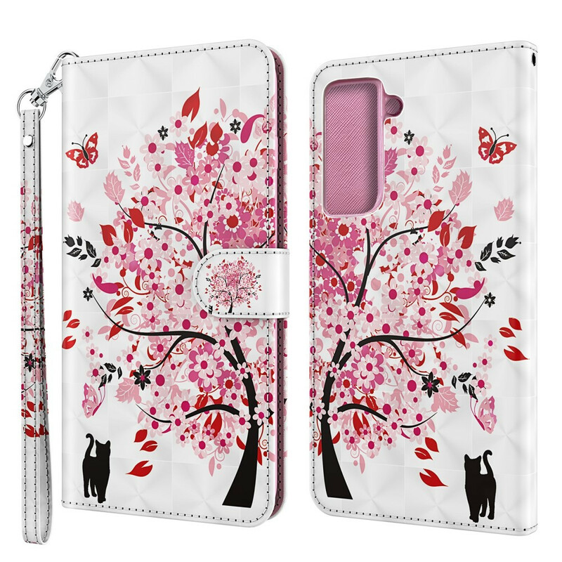 Samsung Galaxy S21 Plus 5G Case Tree Pink