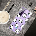 Samsung Galaxy S21 Plus 5G Pandas Sentimental Pandas Clear Case Sentimental