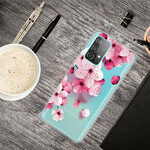 Capa Samsung Galaxy A72 5G Flores Pequenas Rosa