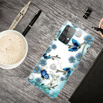 Samsung Galaxy 72 5G Case Butterflies e Flowers Retro