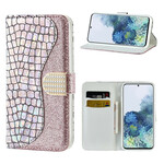 Samsung Galaxy S21 Plus 5G Capa de diamante Croco