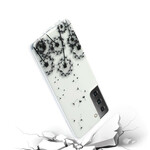 Samsung Galaxy S21 Plus 5G Capa transparente Black Dandelion