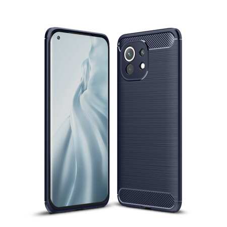 Xiaomi Mi 11 Capa de fibra de carbono escovada
