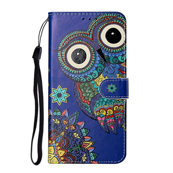 Capa Samsung Galaxy S21 Plus 5G Owl em Mandala