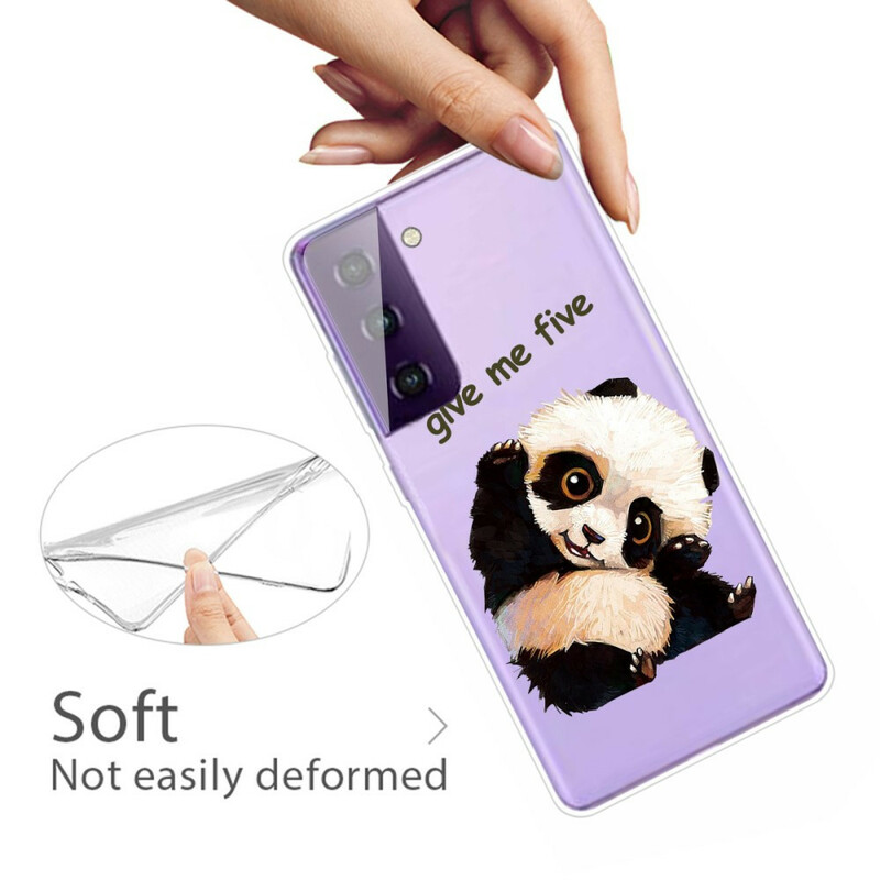 Capa Samsung Galaxy S21 5G Panda Give Me Five