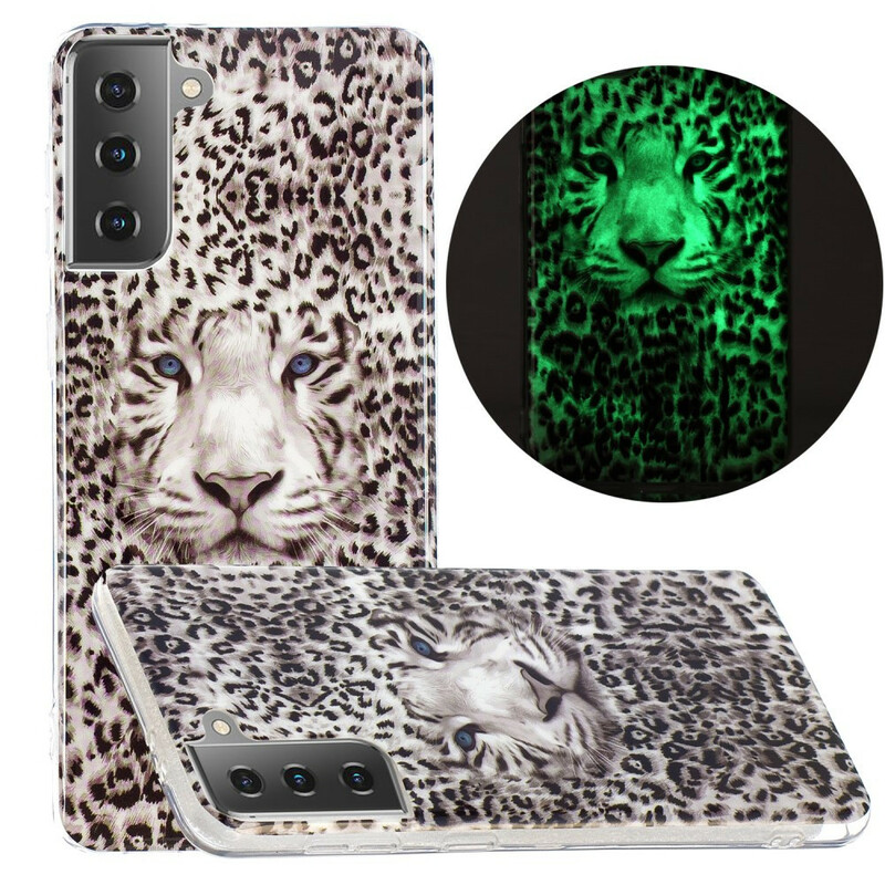 Samsung Galaxy S21 5G Capa Fluorescente Leopardo Leopardo
