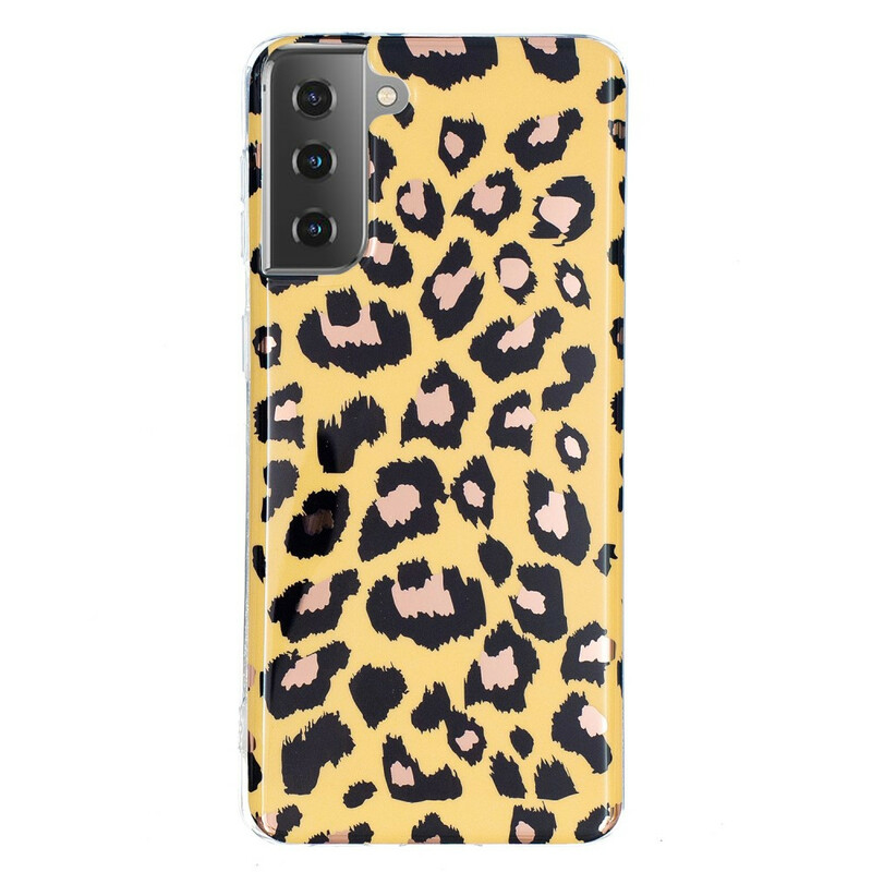 Capa Samsung Galaxy S21 5G Marble Leopard Style