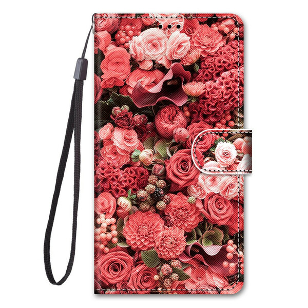 Capa Floral Romântico Samsung Galaxy S21 5G