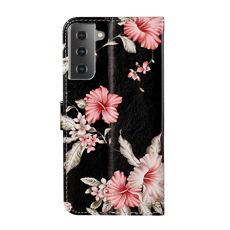 Capa Samsung Galaxy S21 5G com Flores