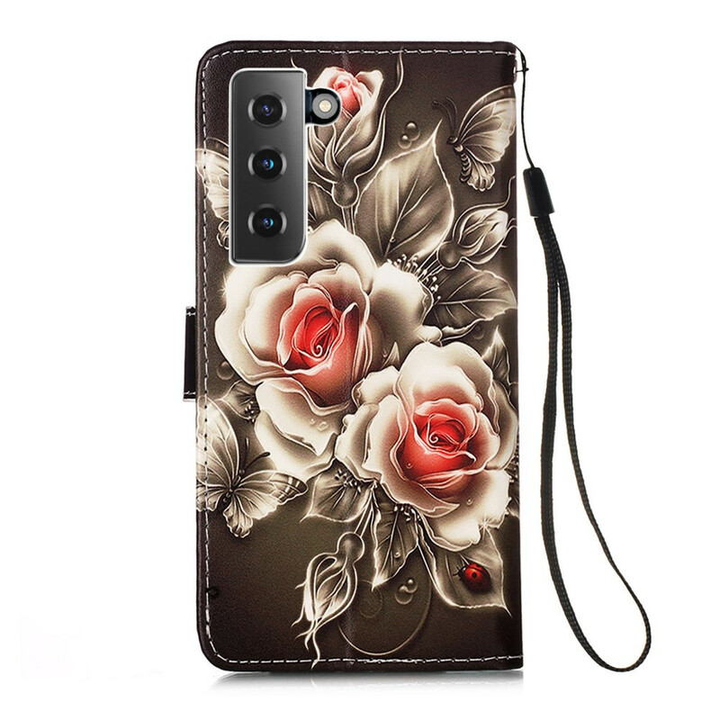 Samsung Galaxy S21 5G Case Golden Roses