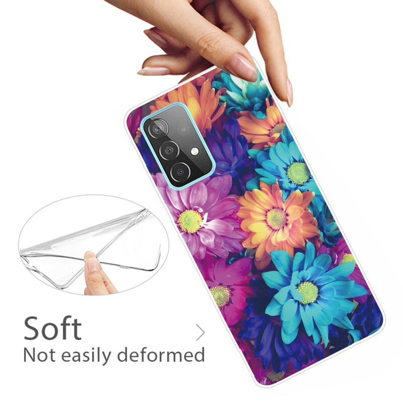 Samsung Galaxy A71 5G Capa flor flexível
