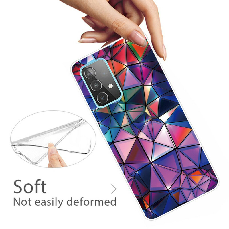 Samsung Galaxy A72 5G Capa de Geometria Flexível A72 5G