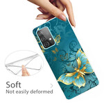 Samsung Galaxy A72 5G Capa flexível de borboletas flexíveis