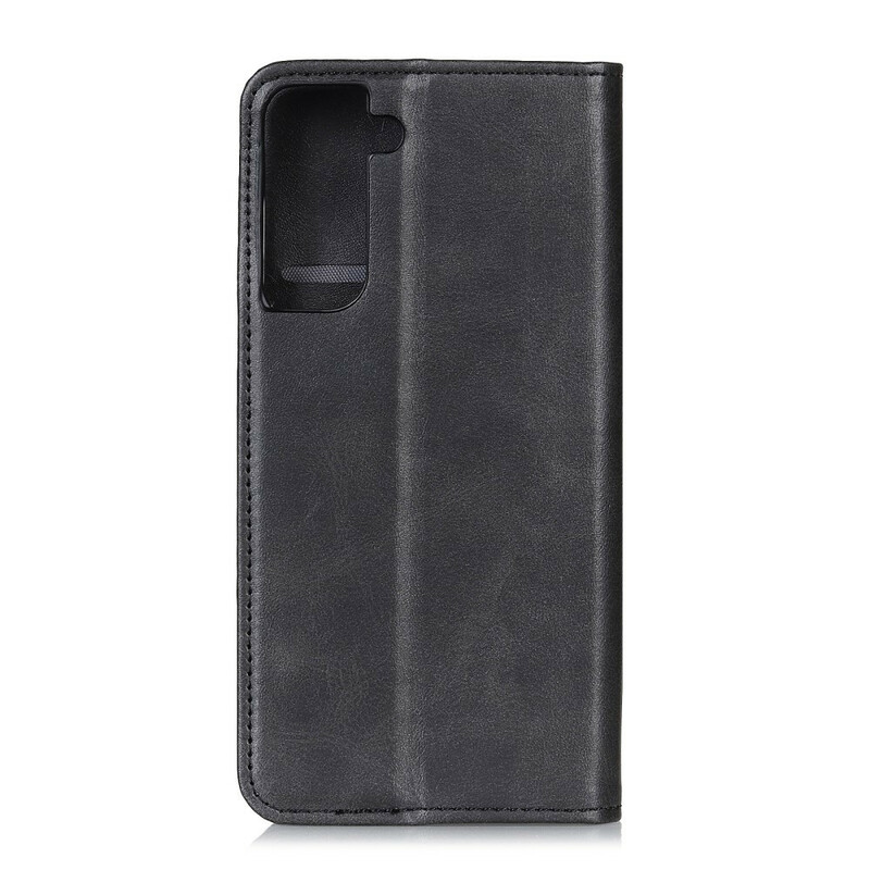 Capa Viragem Samsung Galaxy S21 Plus 5G Split Leather Vintage