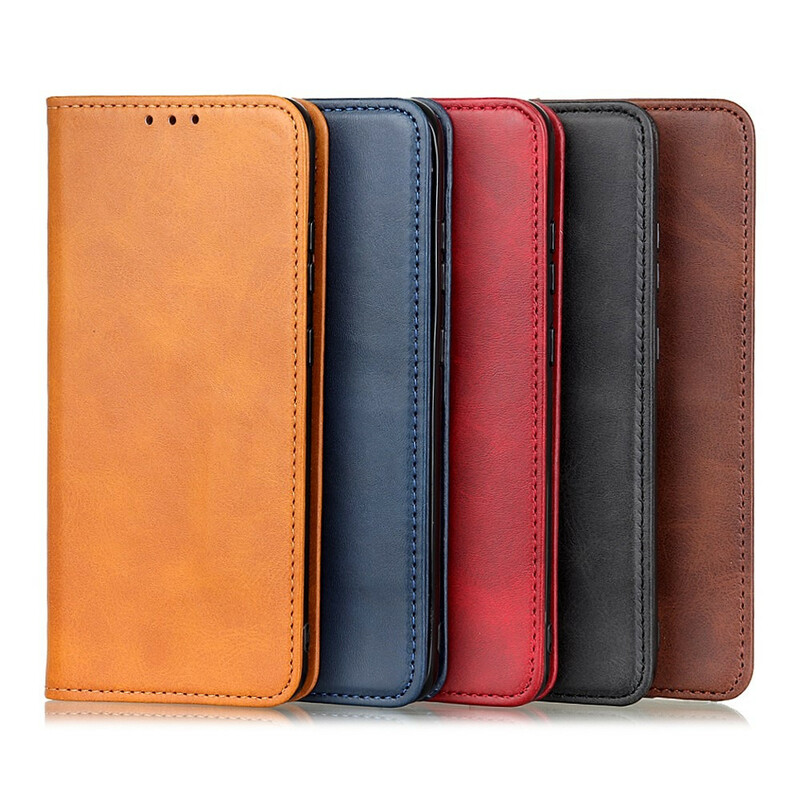 Capa Viragem Samsung Galaxy S21 Plus 5G Split Leather Vintage