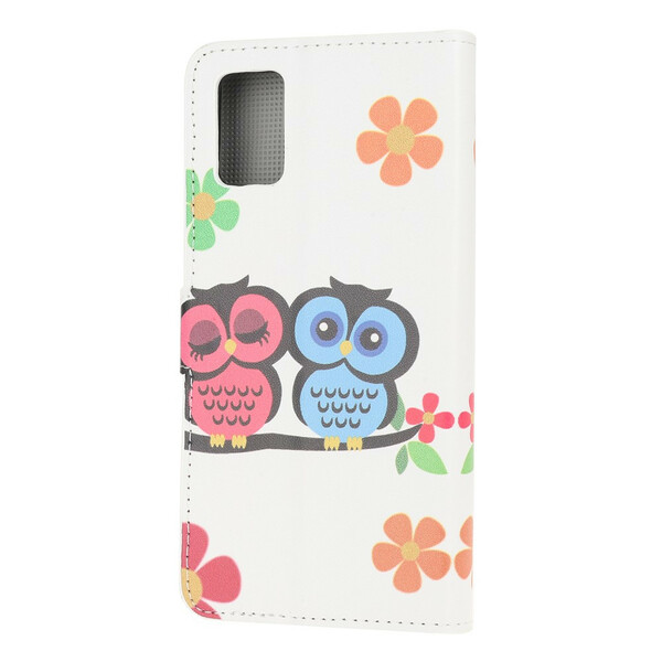 Samsung Galaxy A52 5G Case Owl Couple