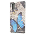 Samsung Galaxy A52 5G Capa Azul Butterfly